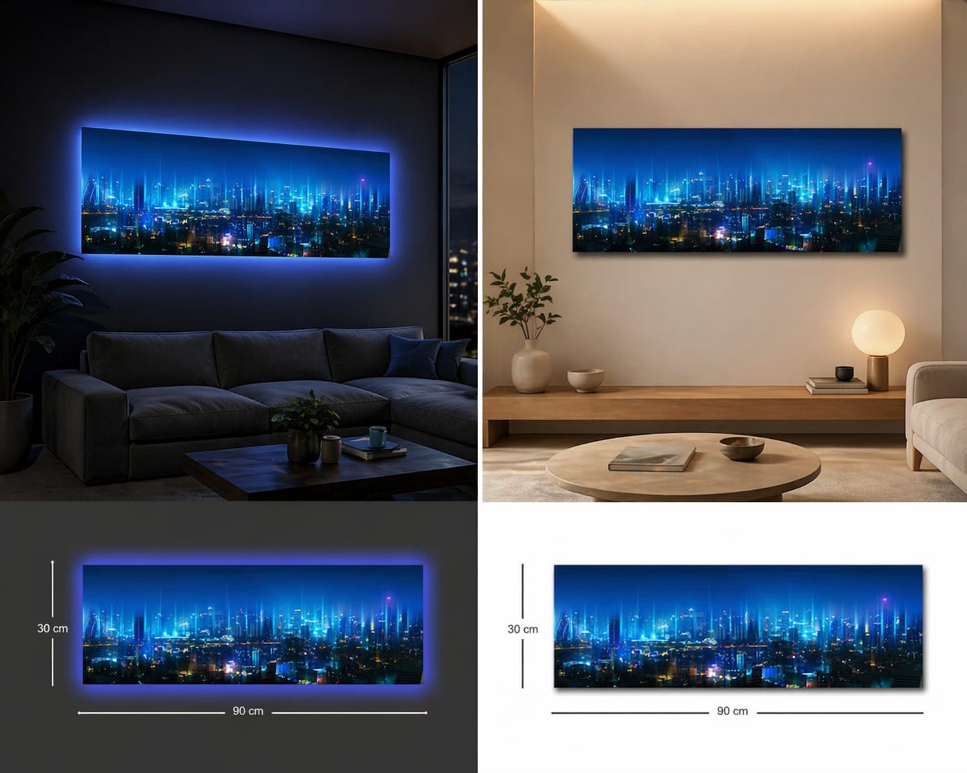 Πίνακας σε Καμβά με LED Φωτισμό