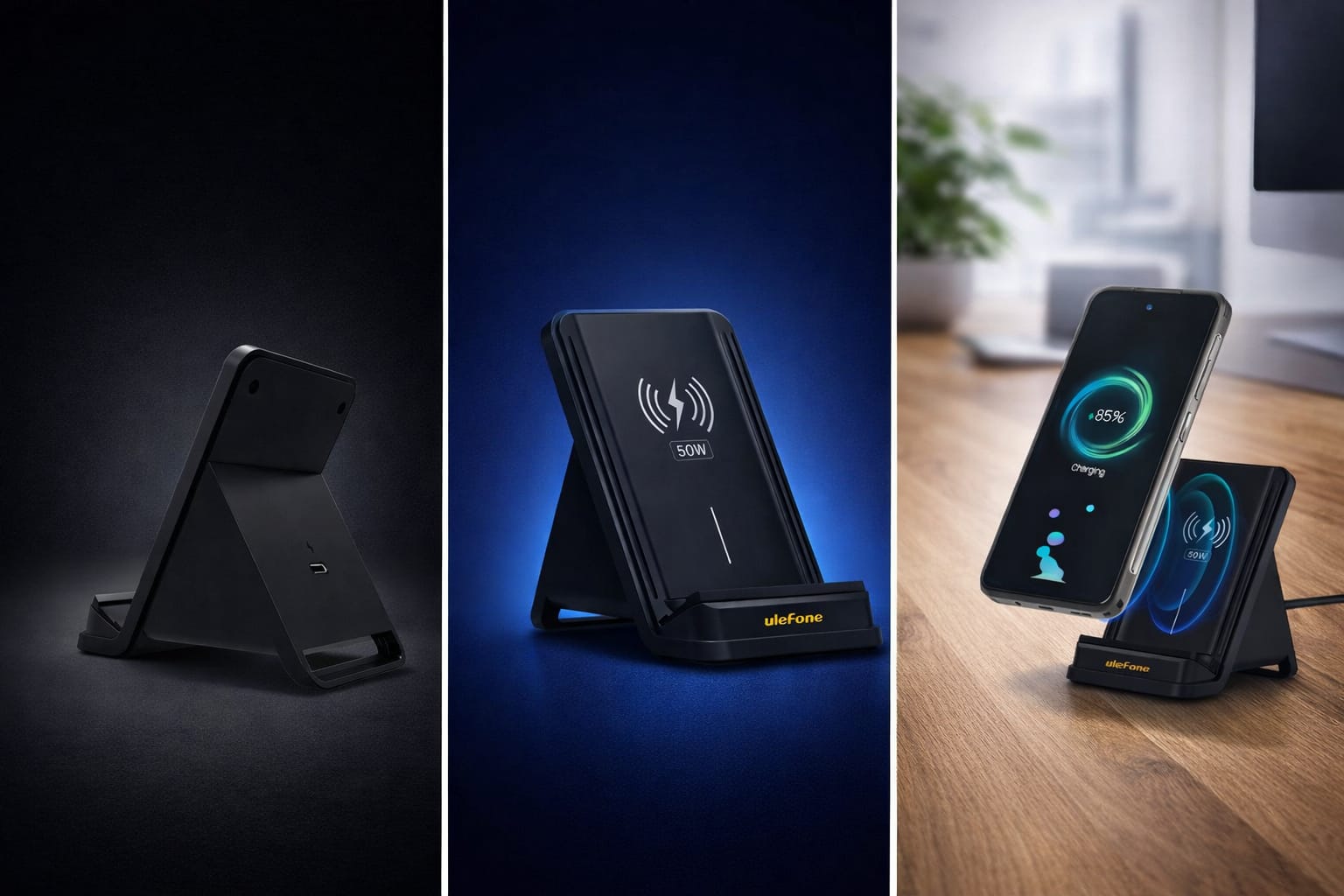 Ulefone Ασύρματος Φορτιστής Qi Pad 50W