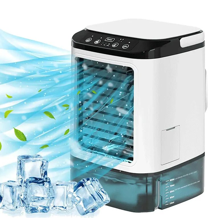 New Style Air Cooler Desktop Air Conditioner Fan Dual Spray Cooling Electric Fan Air Cooler USB Portable Refrigeration - Image 1
