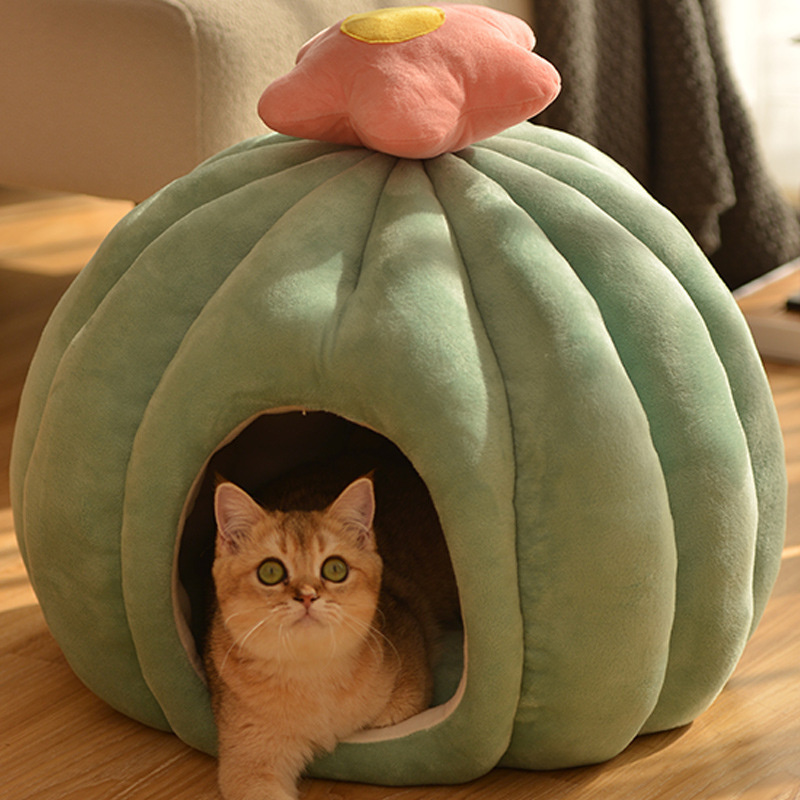 bdc16403-e037-43e1-9e83-f0e74bbd338f.jpg Cat's Nest Closed Warm House House Type Pet Supplies - Image 1